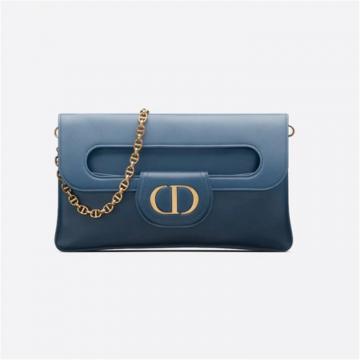 DIOR M8641USJG 女士靛蓝渐变色 中号 DIORDOUBLE 手袋