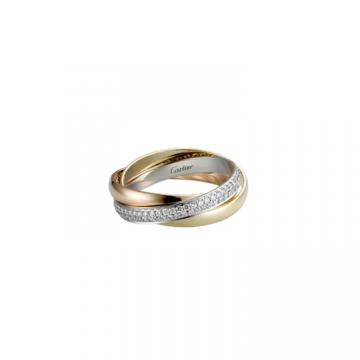 Cartier B4086000 女士多色 TRINITY 戒指