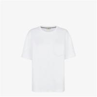 FENDI FS7375AFLDF0ZNM 女士白色 针织 T恤