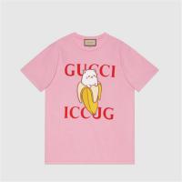 GUCCI 615044 女士粉色 Bananya x Gucci 联名系列棉质 T恤