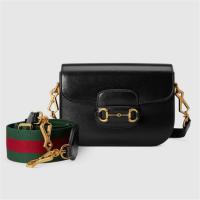 GUCCI 658574 女士黑色 Gucci 马衔扣 1955 系列迷你手袋