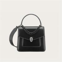 BVLGARI 290874 女士黑色 Serpenti Forever 手提包