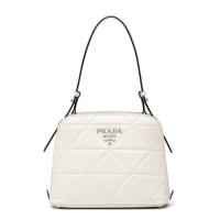 PRADA 1BA311 女士白色 Prada Spectrum 小号牛皮手袋