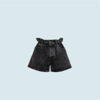 MIUMIU GWP330 女士黑色 牛仔短裤