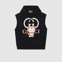 GUCCI 633099 男士黑色 Doraemon x Gucci 新年特别款无袖卫衣