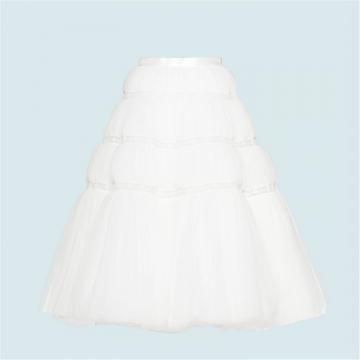 MIUMIU MG1541 女士白色 薄纱半身裙