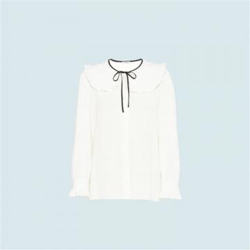 MIUMIU MK1491 女士白色 SABLÉ 衬衫