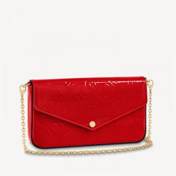 LV M61293 女士红色 POCHETTE FÉLICIE 链条包