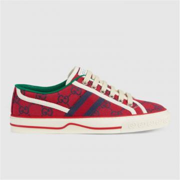 GUCCI 661395 女士红色 520 特别系列 Gucci Tennis 1977 运动鞋