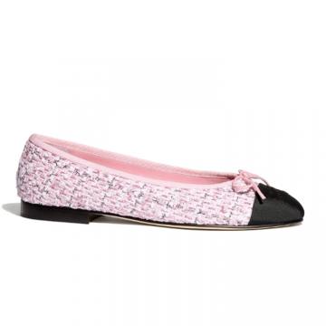 CHANEL G02819 女士粉红色 平底鞋