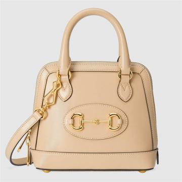 GUCCI 640716 女士米色 Gucci 马衔扣 1955 迷你手提包