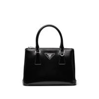 PRADA 1BA896 女士黑色 Prada Galleria 亮面牛皮迷你手袋