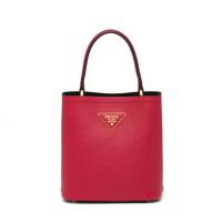 PRADA 1BA217 女士火红色 Prada Panier 牛皮手袋