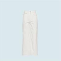 MIUMIU MP1442 女士白色 棉质长裤