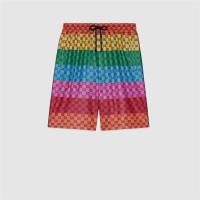 GUCCI 661176 男士彩色 GG Multicolor 针织短裤