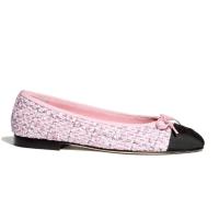 CHANEL G02819 女士粉红色 平底鞋