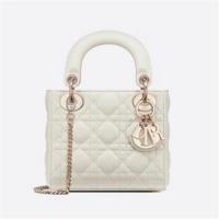 DIOR M0505OCAL 女士奶白色 迷你 LADY DIOR 手袋