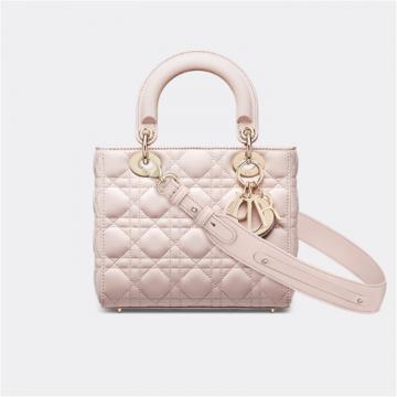 DIOR M0538OCAL 女士胭脂粉色 LADY DIOR MY ABCDIOR 手袋