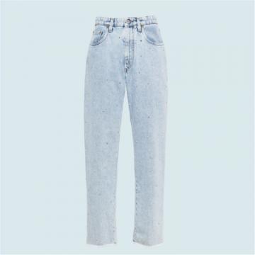 MIUMIU GWP327 女士浅蓝色 五袋款经典牛仔裤