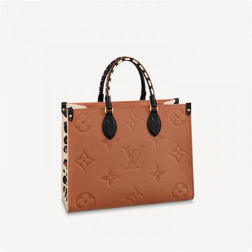 LV M58521 女士棕色 ONTHEGO 中号手袋 