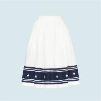 MIUMIU MG1630 女士白色 棉质半身裙
