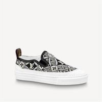 LV 1A8UP1 女士黑色 PLAYTIME SLIP-ON 运动鞋