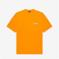 BALENCIAGA 641675TKVE87073 男士橙色 MEN'S POLITICAL CAMPAIGN LARGE FIT T-SHIRT IN FLUO ORANGE 