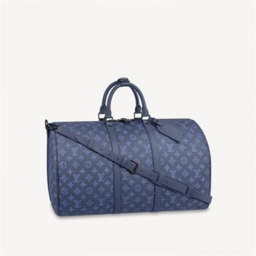 LV M45731 男士蓝色 KEEPALL BANDOULIÈRE 50 旅行袋