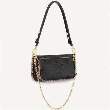 LV M58520 女士黑色 MULTI POCHETTE ACCESSOIRES 手袋