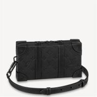 LV M80224 男士黑色 SOFT TRUNK WALLET 手袋