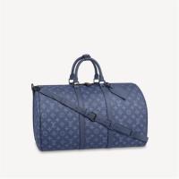 LV M45731 男士蓝色 KEEPALL BANDOULIÈRE 50 旅行袋