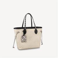 LV M58525 女士奶白色 NEVERFULL 中号手袋