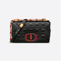 DIOR M9242WNGI 女士黑色 中号 DIORAMOUR DIOR CARO 手袋