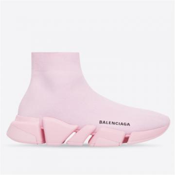 BALENCIAGA 617196W2DB15601 女士粉色 Speed 2.0 运动鞋