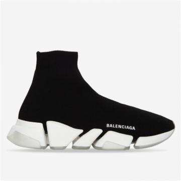 BALENCIAGA 654045W2DI21091 女士黑色 Speed 2.0 运动鞋