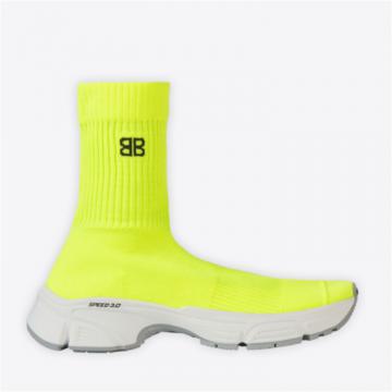 BALENCIAGA 654532W2DN37210 男士黄色 Speed 3.0 运动鞋