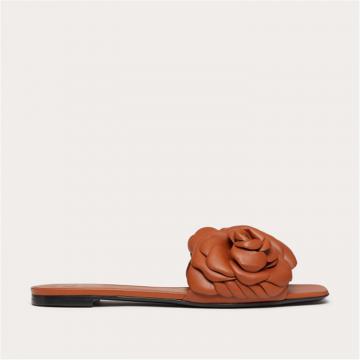 VALENTINO VW2S0AR3YUS0CR 女士棕色 Valentino Garavani Atelier Shoes 03 Rose Edition 拖鞋式凉鞋