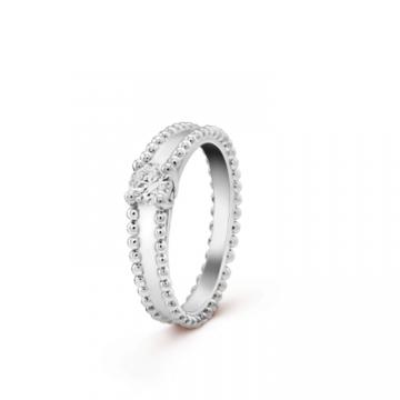 Van Cleef & Arpels VCARG30000 女士银色 Estelle 单颗钻石戒指