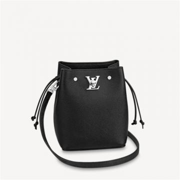 LV M68709 女士黑色 NANO LOCKME BUCKET 手袋