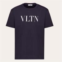 VALENTINO TV3MG10V3LENB4 男士蓝色 VLTN 印花 T恤