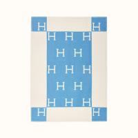 HERMES H102704M 女士刺柏蓝色 Avalon 婴儿毛毯