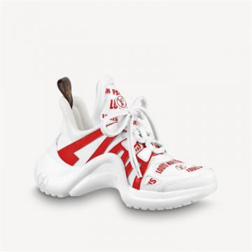 LV 1A9D4E 女士红色 LV ARCHLIGHT 运动鞋