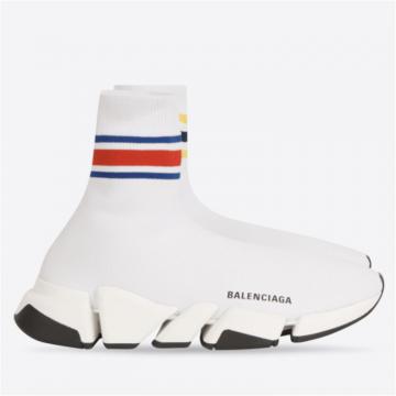 BALENCIAGA 674617W2F609467 男士白色 Speed 2.0 运动鞋 