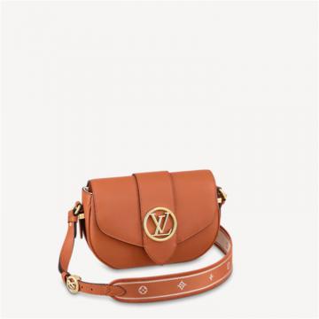 LV M58968 女士金橘色 LV PONT 9 SOFT 中号手袋 