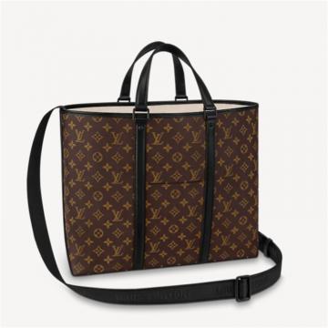 LV M45733 男士老花 WEEK-END TOTE 大号手袋 