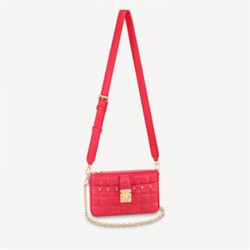 LV M59049 女士桃粉色 POCHETTE TROCA 手袋 