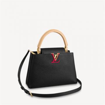 LV M56409 女士黑色 CAPUCINES 中号手袋 