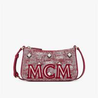 MCM MWSBATQ01RE001 女士红色 Vintage Jacquard Monogram 肩背包