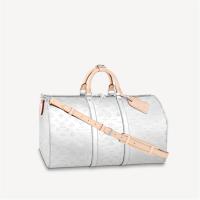 LV M56711 男士银色 KEEPALL BANDOULIÈRE 50 旅行袋