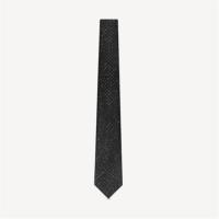 LV M76010 男士黑色 MONOGRAM CHIC 领带